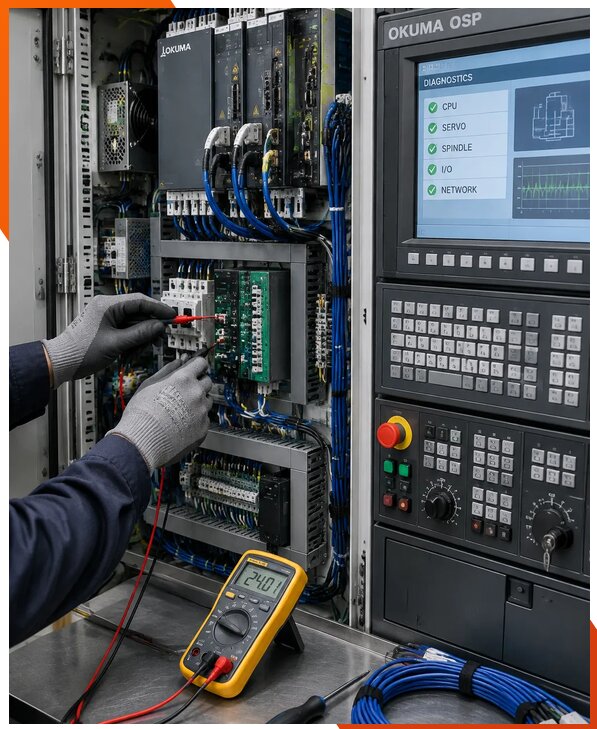 Ремонт систем ЧПУ Okuma OSP в Сосновом Боре